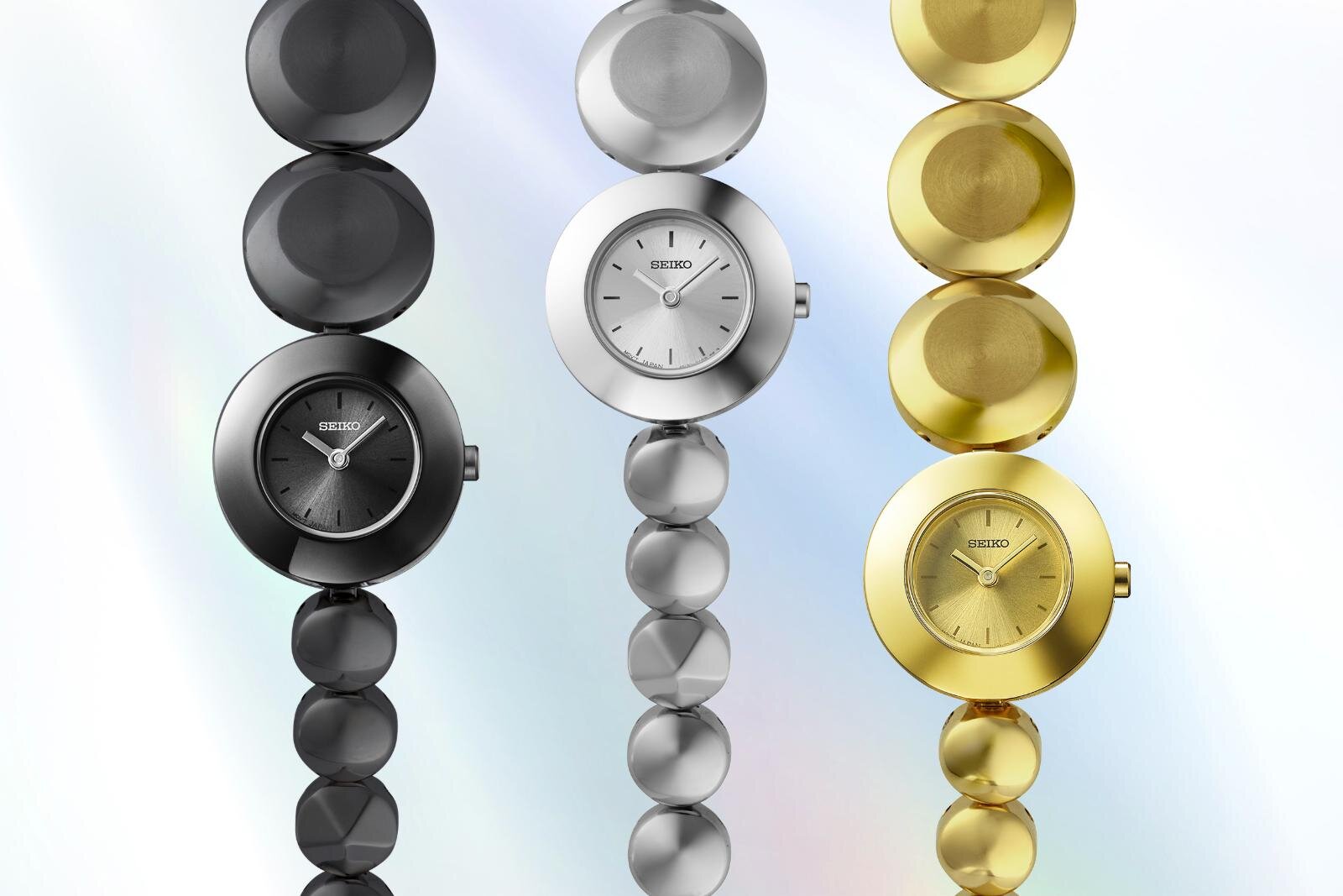 セイコー“アクセサリー感覚”のブレスレットウオッチ、80年代アーカイブの腕時計を再解釈