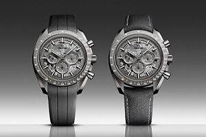 オメガの腕時計「スピードマスター」25年新作、“月面の表裏”が見えるグレーダイアルやオールブラック