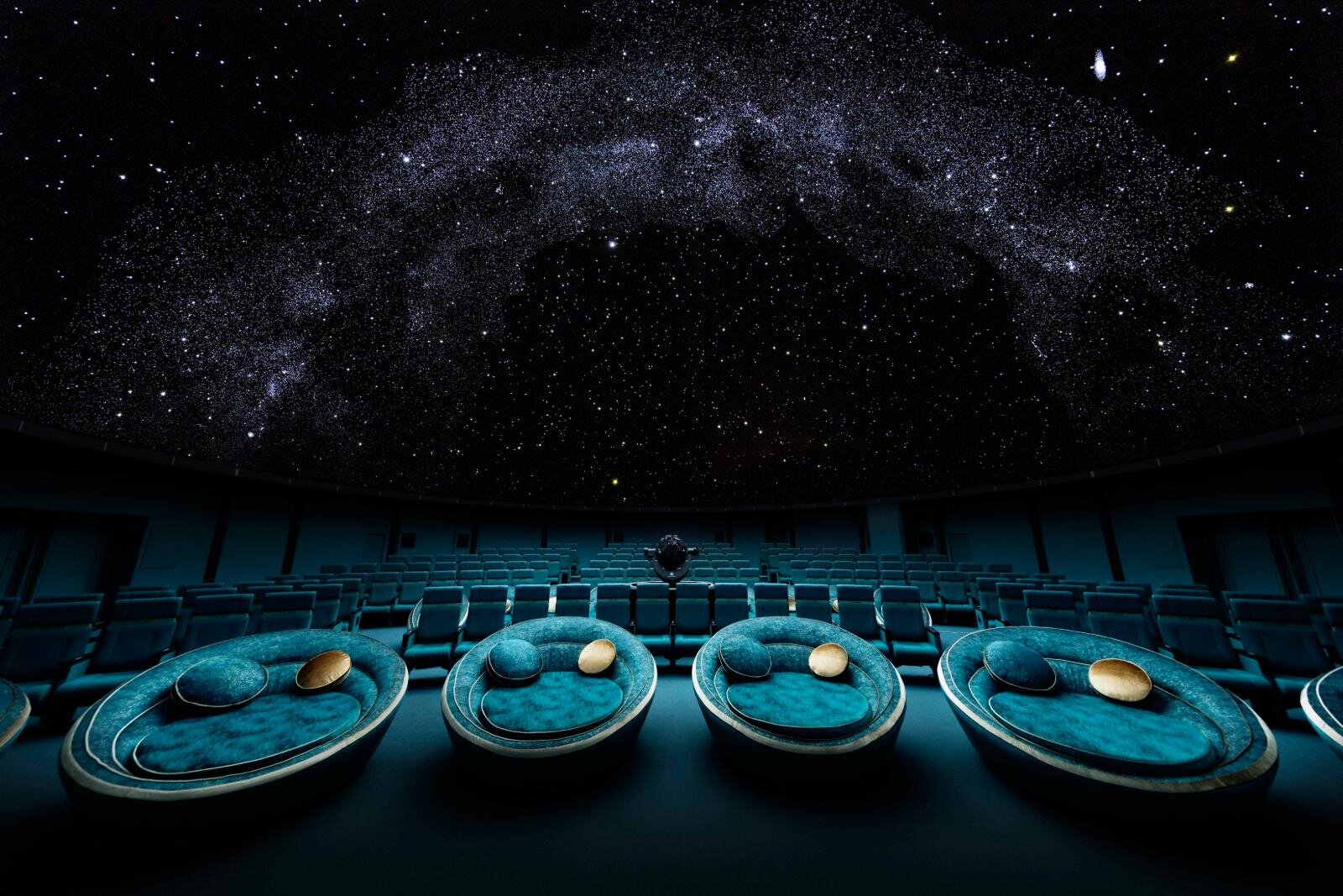 有楽町・プラネタリアTOKYO「星空ジャズラウンジ」、ドリンク片手に“生演奏×360°映像”