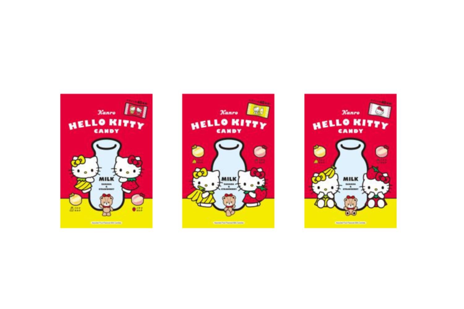 「ピュレグミ×ハローキティ」きゅんと甘酸っぱいりんご味、リボンやハローキティ型の粒も｜写真4