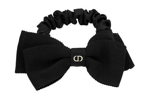 ディオール“大ぶり黒リボン”のヘアアクセサリー、CDシグネチャー輝くバレッタやシュシュ