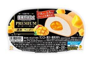 “まるでフルーツ大福”マンゴーの「雪見だいふく」とろ～りマンゴー果肉入り新作アイス