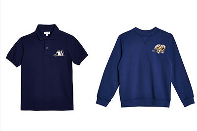 クマ＆ペンギンがワニとコラボ？！ラコステのクリスマス限定キッズ用ポロシャツとスウェット