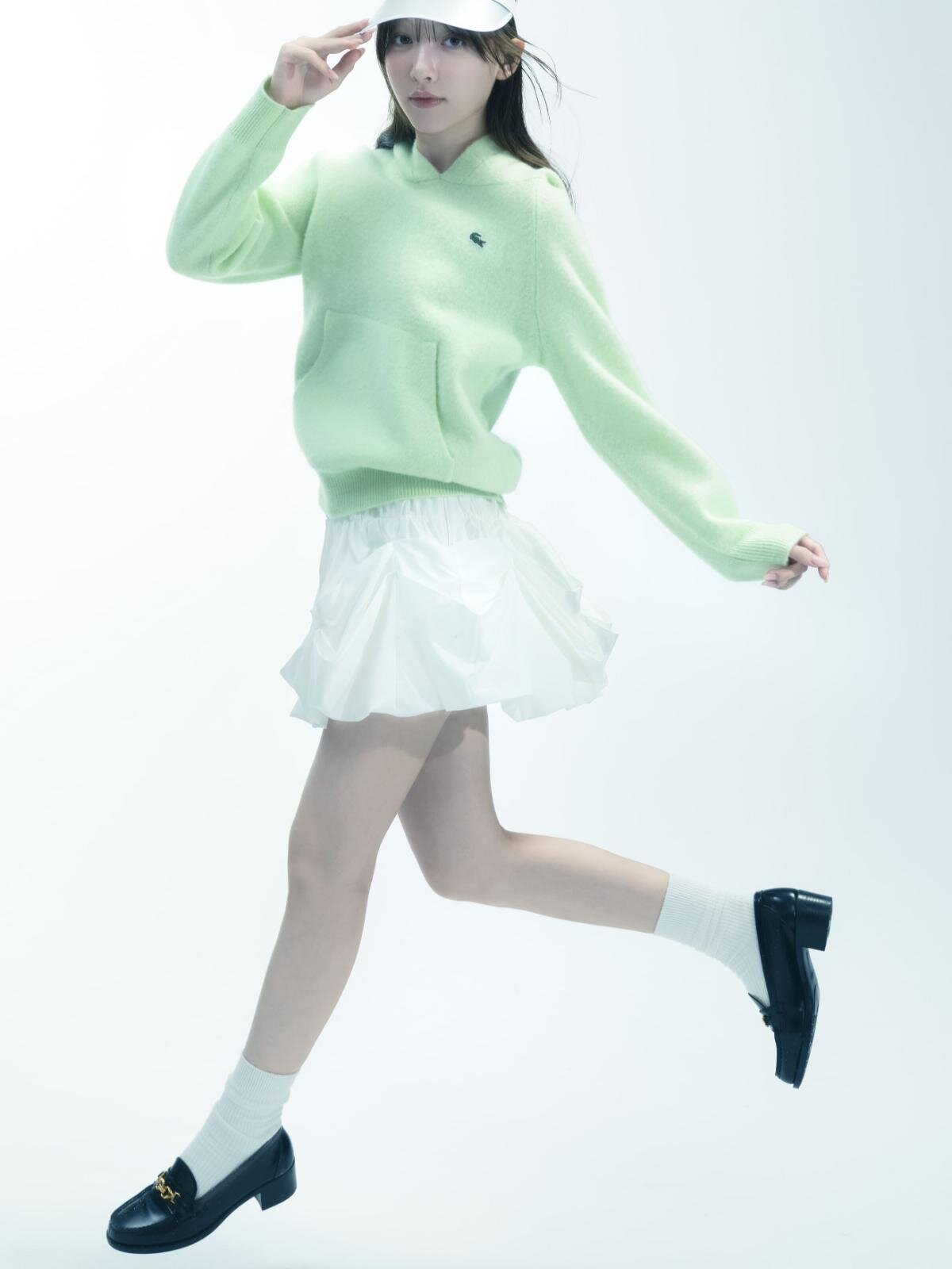 ニットフーディー ミント 28,600円