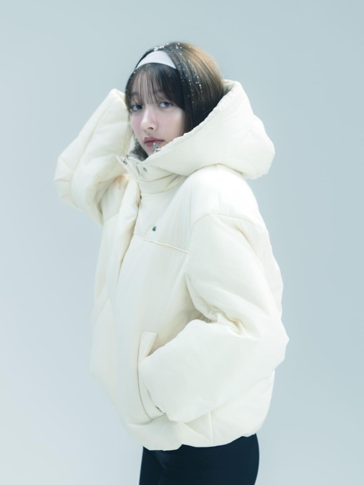 スナイデル　ラコステ　コラボ　ラメニットカーディガン　ホワイト　36 SNIDEL｜LACOSTE/ラメニットカーディガン | Rakuten Fashion