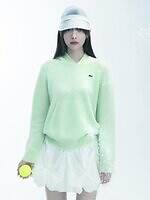 スナイデル×ラコステ、"ラメ入り"ふわふわニットカーディガン＆パステルカラーフーディー｜写真14