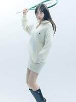 スナイデル×ラコステ、"ラメ入り"ふわふわニットカーディガン＆パステルカラーフーディー｜写真10