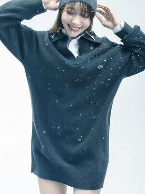 スナイデル×ラコステ、"ラメ入り"ふわふわニットカーディガン＆パステルカラーフーディー｜写真8