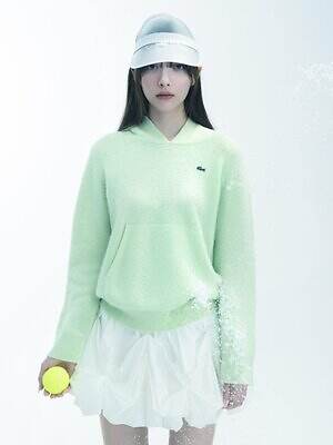 スナイデル×ラコステ、"ラメ入り"ふわふわニットカーディガン＆パステルカラーフーディー｜写真14