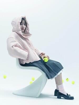 スナイデル×ラコステ、"ラメ入り"ふわふわニットカーディガン＆パステルカラーフーディー｜写真13