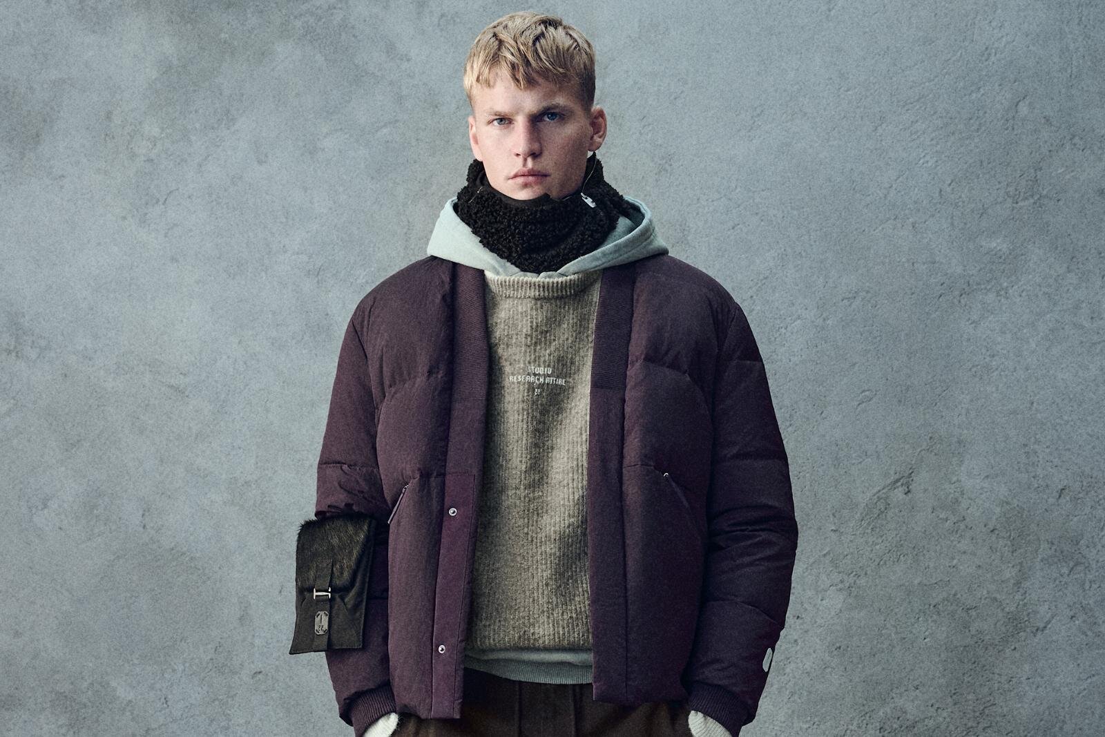 ZARA×サミュエル・ロス、“着物”着想ダウンジャケット＆フリース襟のデニムロングコート