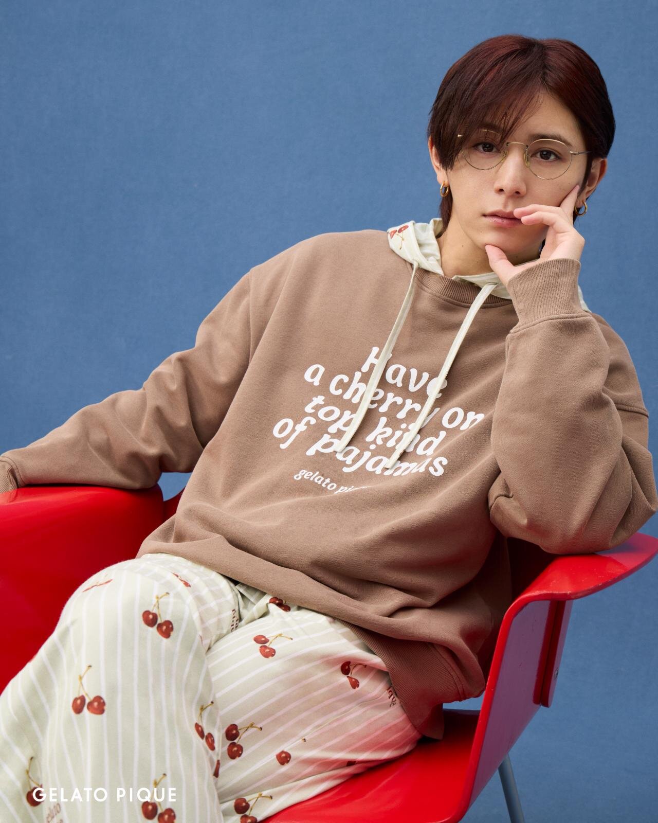 ジェラート ピケ"ふんわりモコモコ"のボーダーニットルームウェア、モデルに山田涼介｜写真8