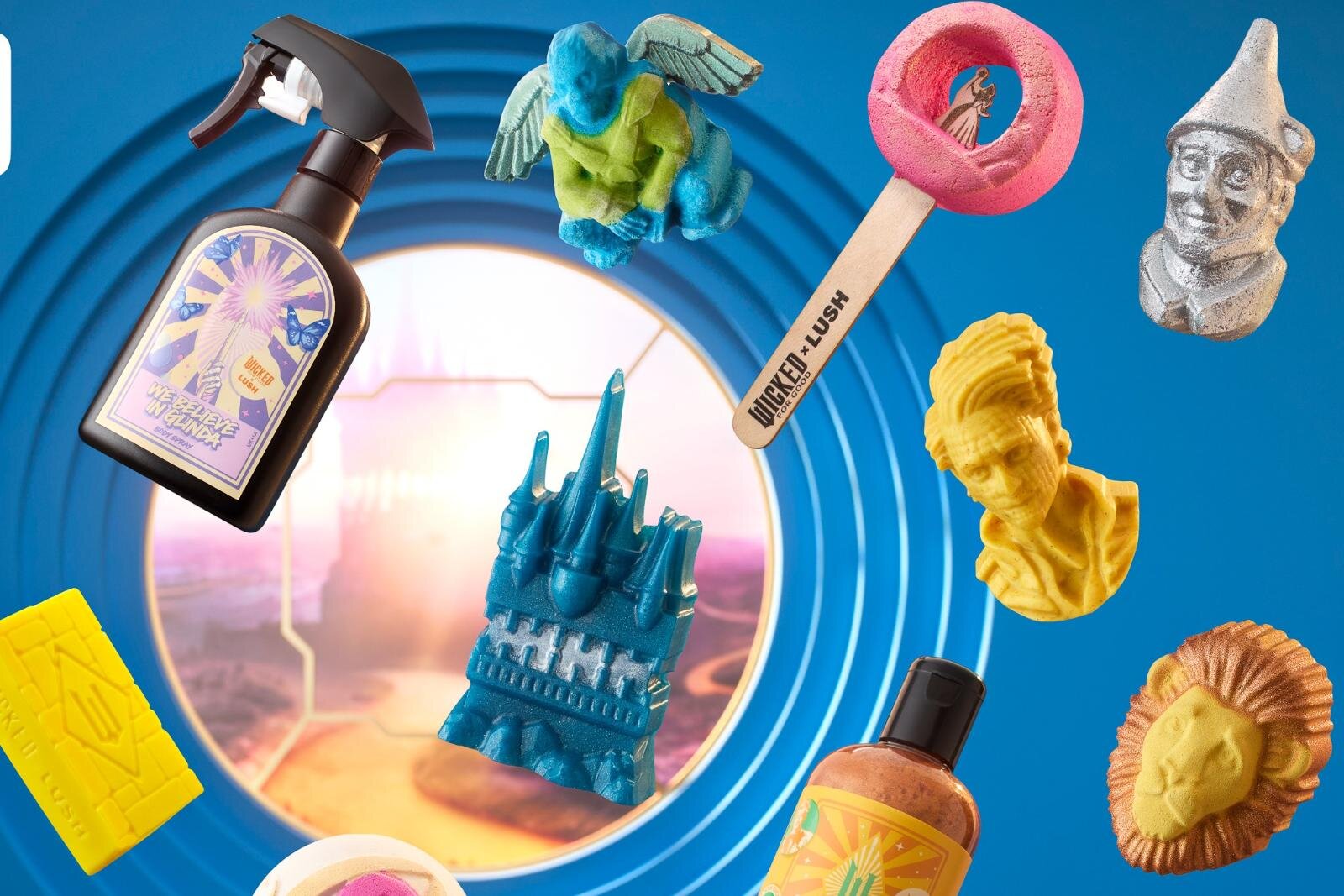 ラッシュ×映画『ウィキッド 永遠の約束』魔法の杖風バブルバー＆エルファバのボディスクラブ