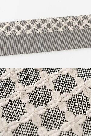 きものやまと×ミントデザインズ、フリンジ足袋ソックス＆“レースを重ねた千鳥格子柄”へこ帯｜写真6