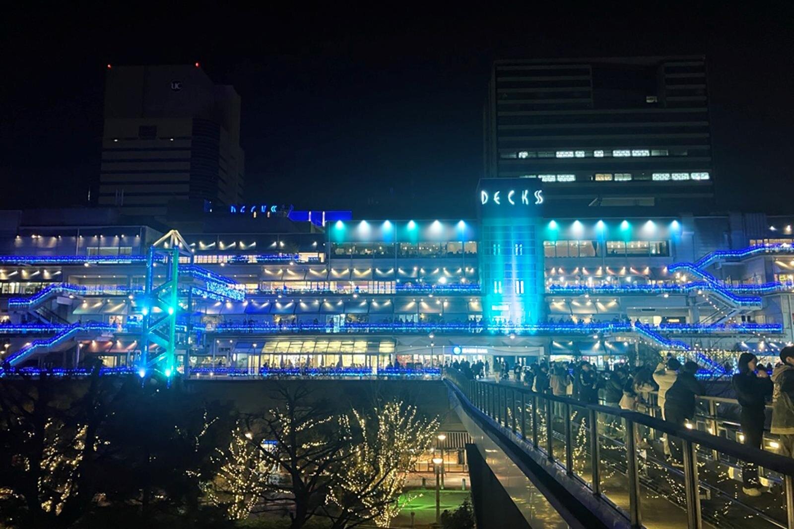 「お台場イルミネーション“YAKEI”」きらめくブランコ＆フォトスポット、デックス東京ビーチに