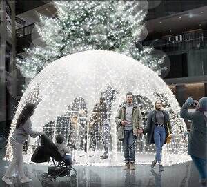 KITTE丸の内の25年クリスマスイルミネーション、100mに広がる“白銀の大草原”＆光のかまくら｜写真4