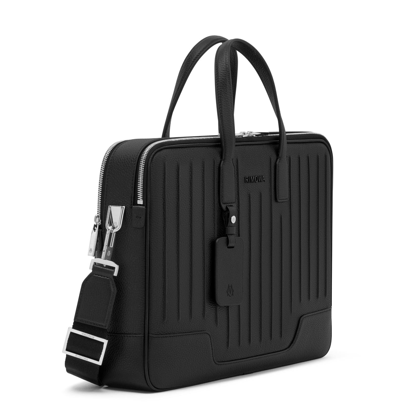 リモワ“スーツケースに固定できる”レザー製バックパック、グルーヴパターンのスクエアフォルムで｜写真6