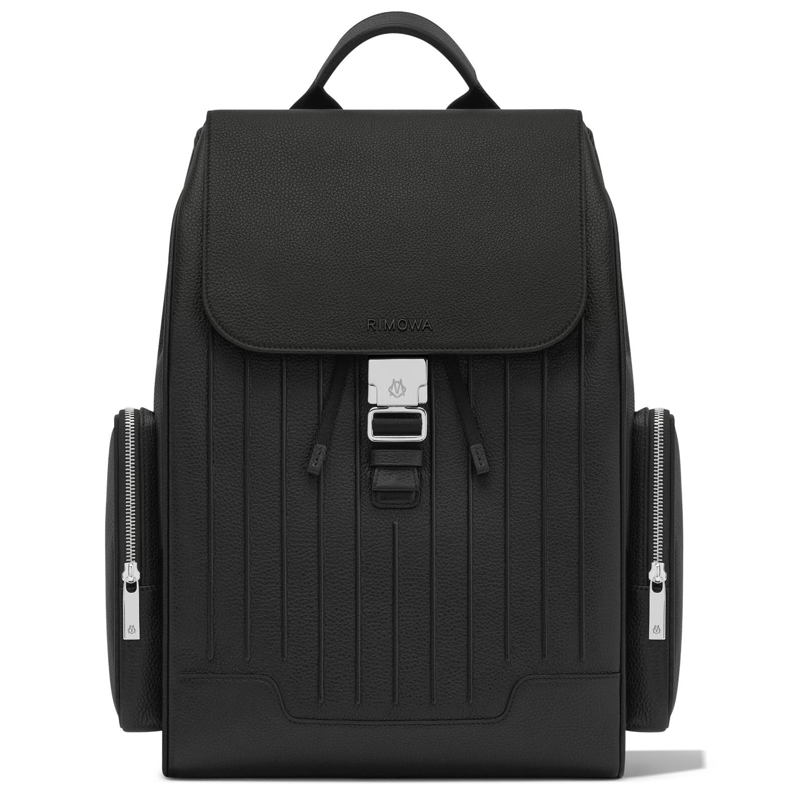 リモワ“スーツケースに固定できる”レザー製バックパック、グルーヴパターンのスクエアフォルムで｜写真9