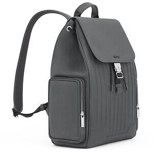 リモワ“スーツケースに固定できる”レザー製バックパック、グルーヴパターンのスクエアフォルムで｜写真13