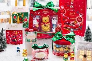 リンツ2025年クリスマス、テディベア型チョコレートや新作リンドール「クッキー＆クリーム」