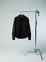 モンクレール グルノーブル×RHC ロンハーマン“オールブラック”シャツジャケット、ゴアテックス搭載｜写真4