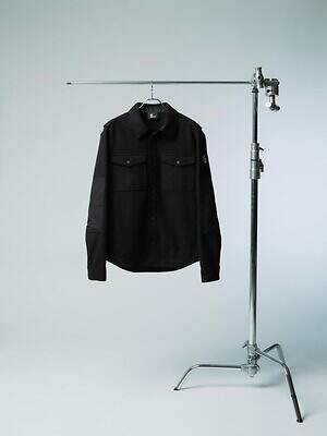 モンクレール グルノーブル×RHC ロンハーマン“オールブラック”シャツジャケット、ゴアテックス搭載｜写真4