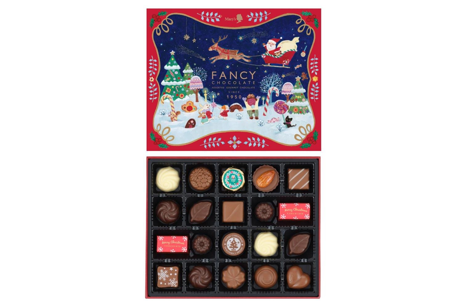 クリスマスファンシーチョコレート 20個入 1,404円