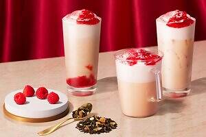 スターバックス ティー ＆ カフェ冬限定「ジョイフルメドレー」甘酸っぱいラズベリーのティー ラテなど