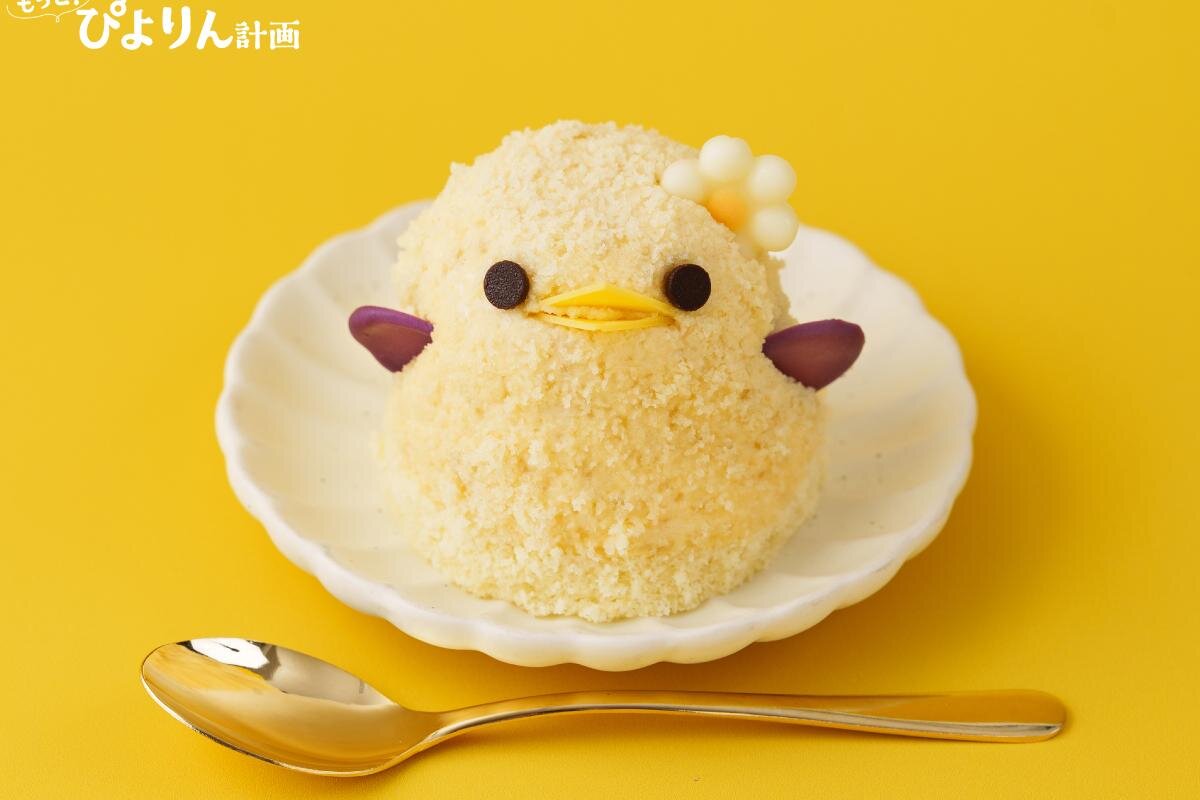 ぴよりん｜ひよこ型スイーツ「さつまいもぴよりん」“ごろっと芋入り”濃厚プリン×ババロアの秋限定フレーバー