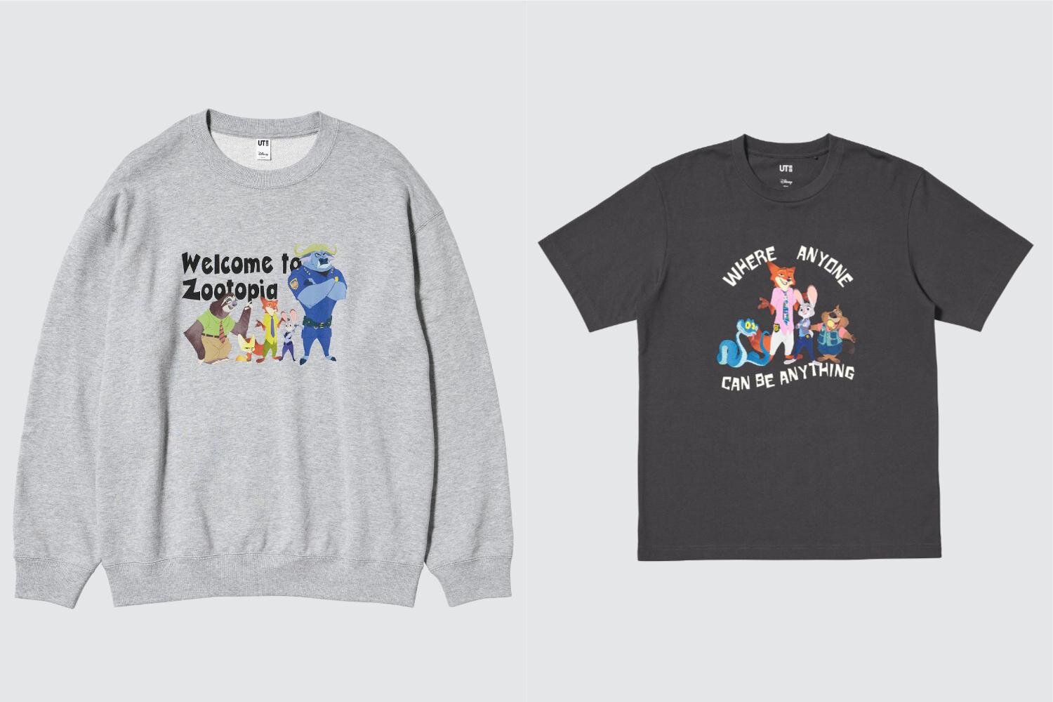 ユニクロUT『ズートピア』Tシャツ＆スウェット、ジュディ＆ニックや映画の名場面モチーフ
