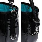 POTR“グロッシー”なハンドバッグ＆円筒型バッグ、鮮やかなピンクの裏地で｜写真13