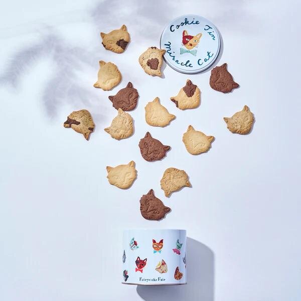 フェアリーケーキフェア25年クリスマス、猫モチーフのクッキー缶や“祝福を届ける”ドラジェ缶｜写真4