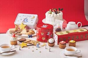 フェアリーケーキフェア25年クリスマス、猫モチーフのクッキー缶や“祝福を届ける”ドラジェ缶｜写真1