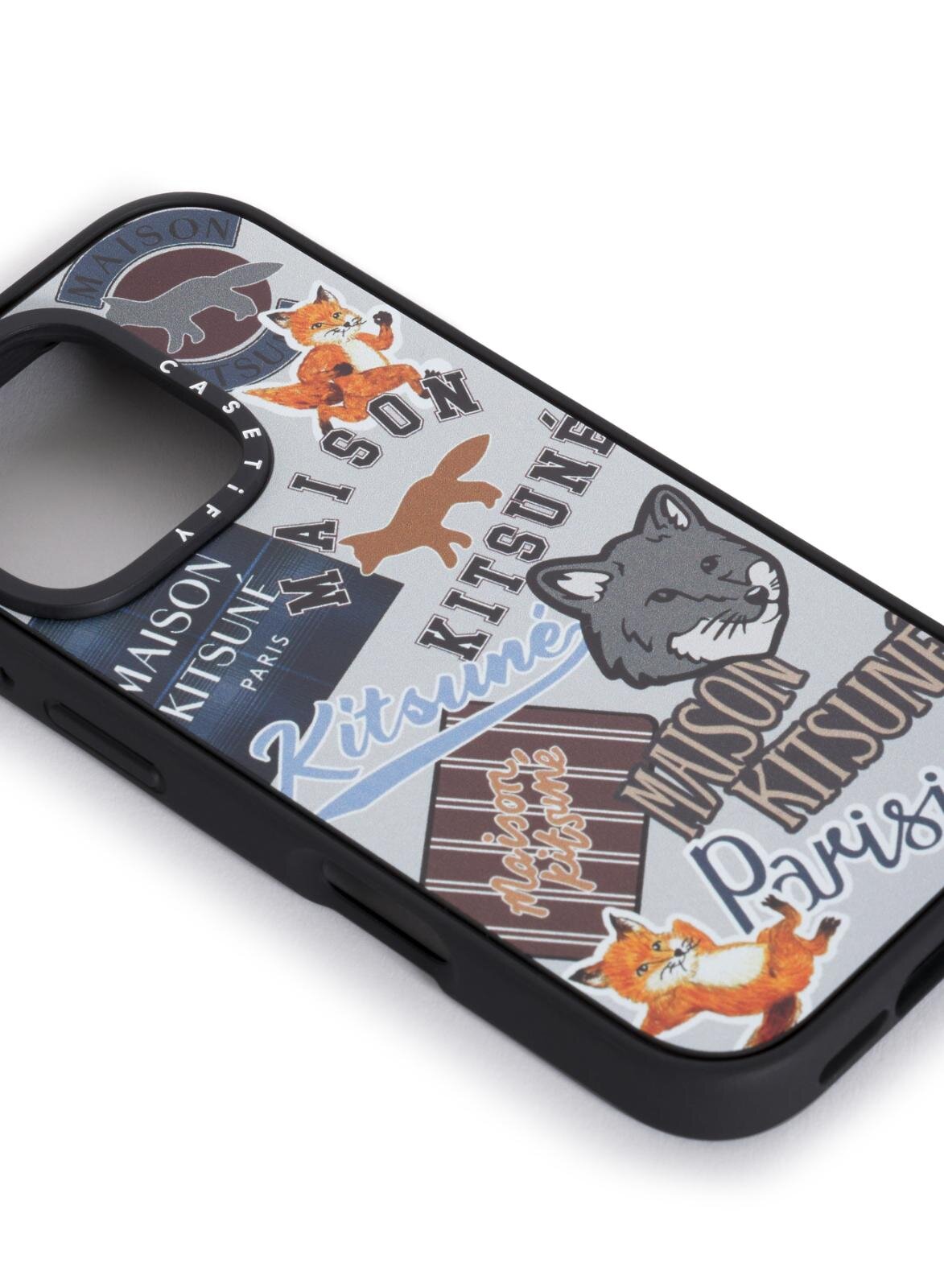 メゾン キツネ×ケースティファイのスマホケース、ステッカー風の“座禅を組む”フォックスなど｜写真43