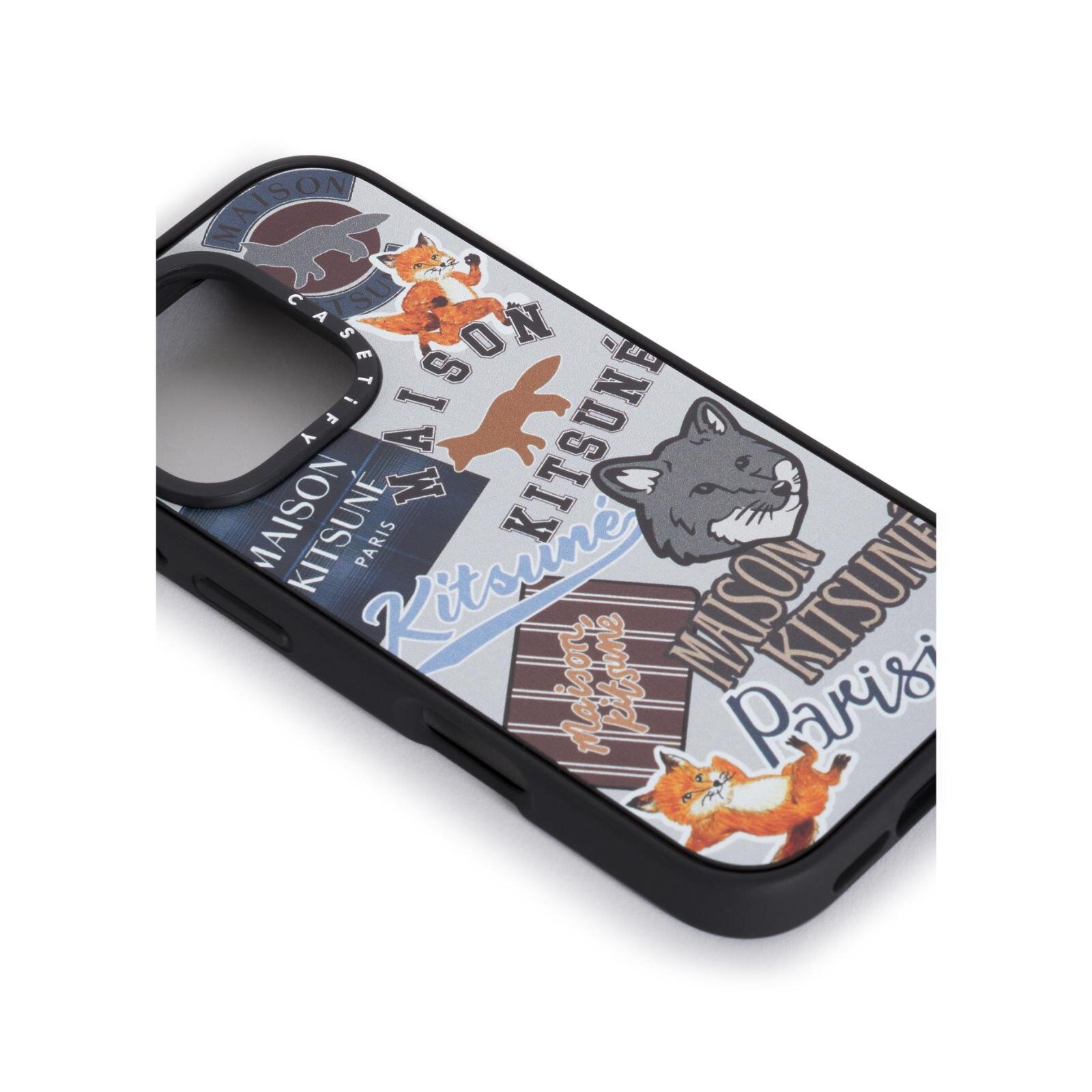 メゾン キツネ×ケースティファイのスマホケース、ステッカー風の“座禅を組む”フォックスなど｜写真30