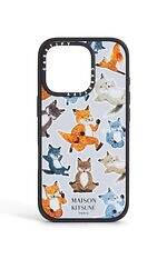 メゾン キツネ×ケースティファイのスマホケース、ステッカー風の“座禅を組む”フォックスなど｜写真45