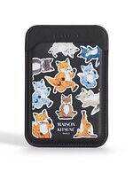 メゾン キツネ×ケースティファイのスマホケース、ステッカー風の“座禅を組む”フォックスなど｜写真23