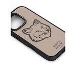 メゾン キツネ×ケースティファイのスマホケース、ステッカー風の“座禅を組む”フォックスなど｜写真40