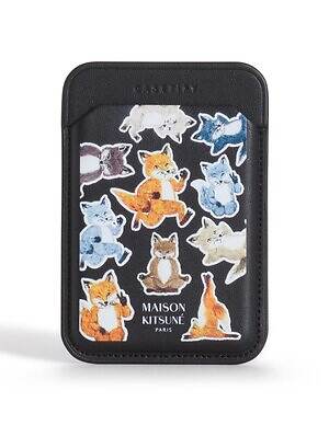 メゾン キツネ×ケースティファイのスマホケース、ステッカー風の“座禅を組む”フォックスなど｜写真23