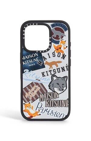 メゾン キツネ×ケースティファイのスマホケース、ステッカー風の“座禅を組む”フォックスなど｜写真44