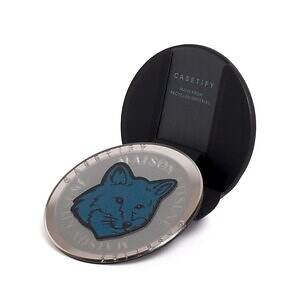 メゾン キツネ×ケースティファイのスマホケース、ステッカー風の“座禅を組む”フォックスなど｜写真9