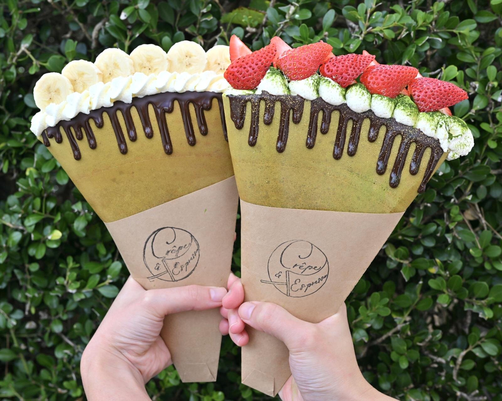 チョコメルトクレープ(いちご・バナナほか)