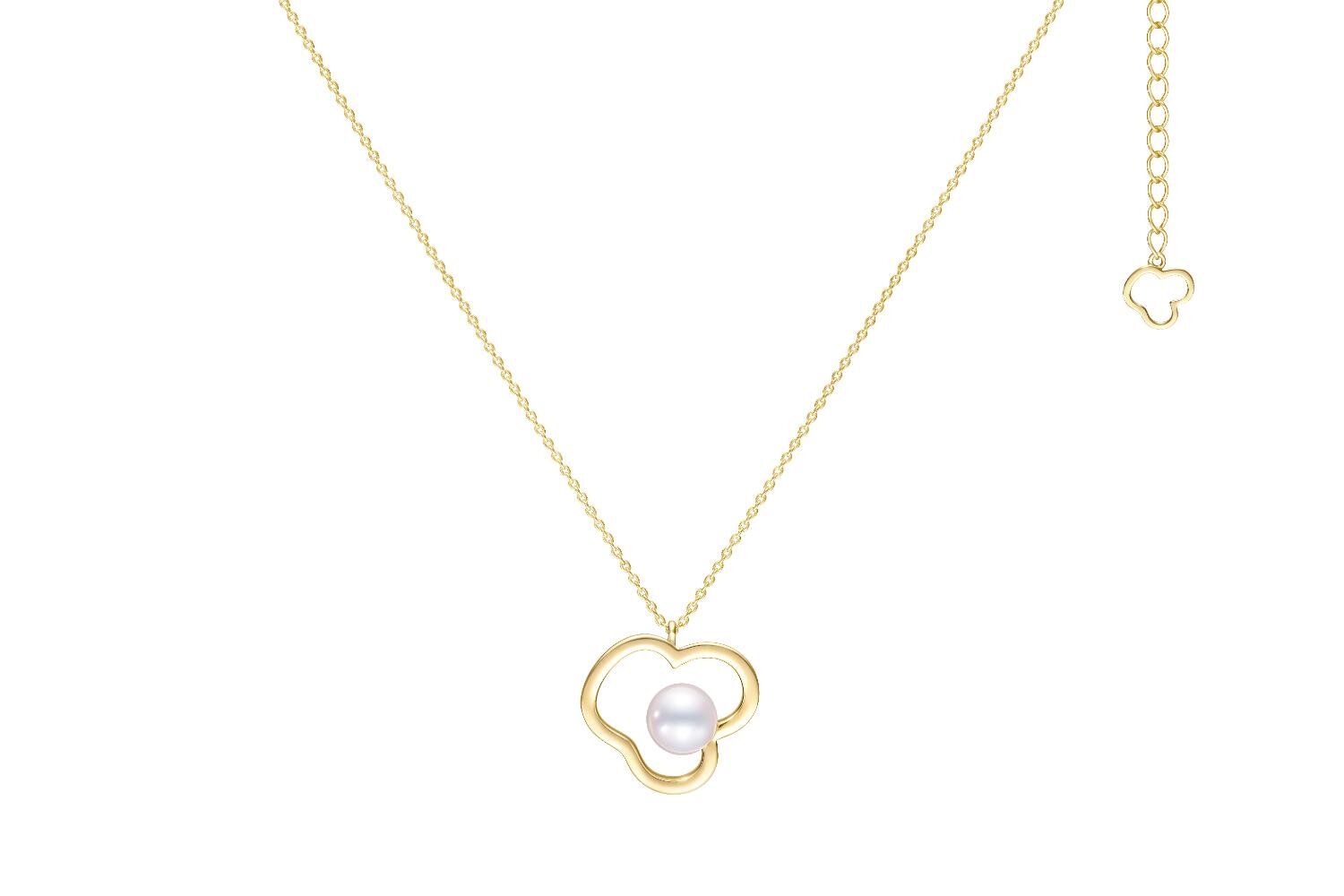 チャンツ ペンダント［18K イエローゴールド、あこや真珠］ 297,000円