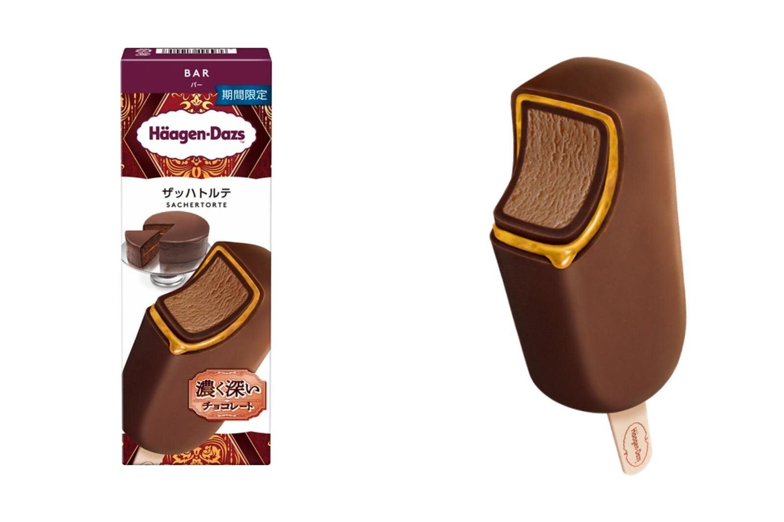 ハーゲンダッツ バー「ザッハトルテ」351円 ※期間限定