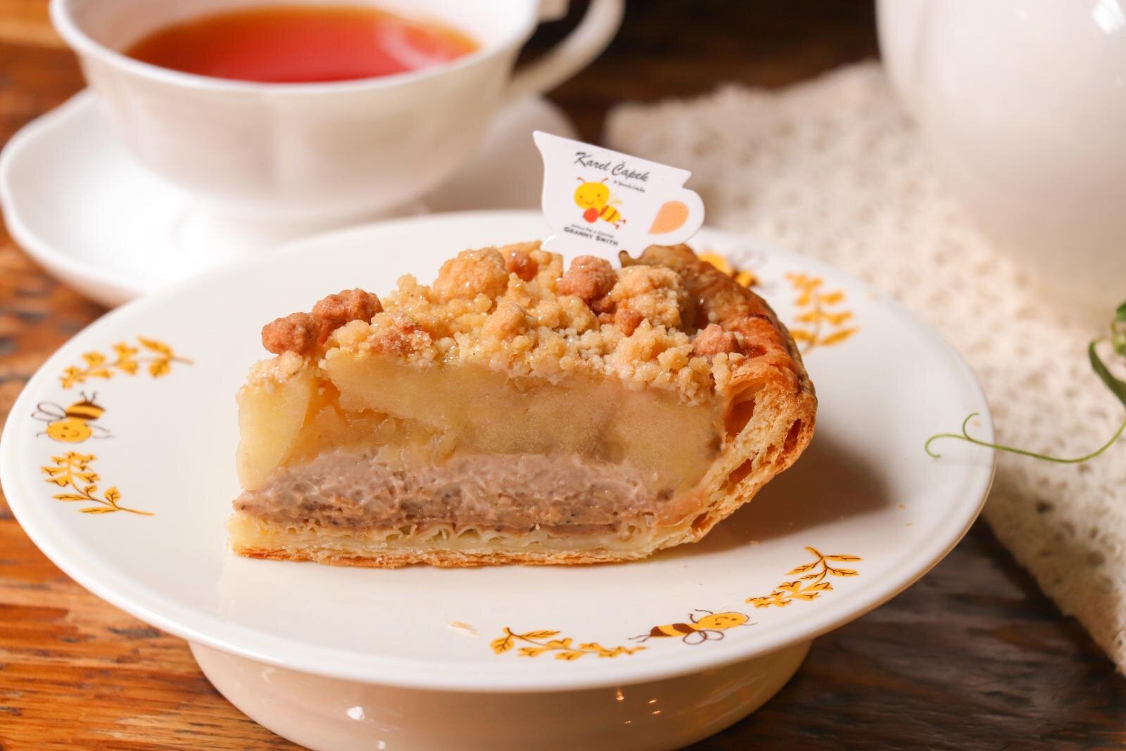 グラニースミス「紅茶×はちみつ」の限定アップルパイ、“金木犀香る”アールグレイティーも