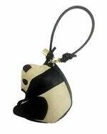 ミュベール “脱力系”パンダ＆ブルドッグのレザーポーチチャーム、エアリストとコラボ｜写真2