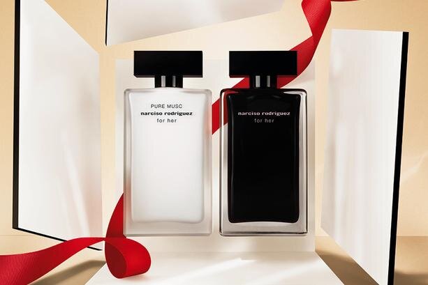 ナルシソ ロドリゲス25年クリスマスコフレ、”まるで石鹸”ムスク香る香水＆ボディローション
