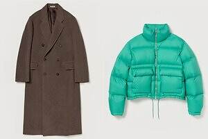 オーラリー25年秋冬メンズアウター、“翡翠カラー”のダウンジャケット＆ダブル仕立てのチェスターコート