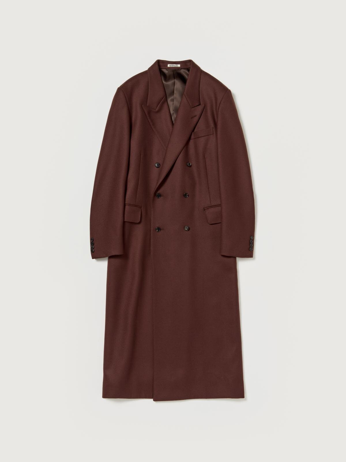 オーラリー25年秋冬ウィメンズアウター、柔らかウールのステンカラーコート＆新色ダウンジャケット｜写真2