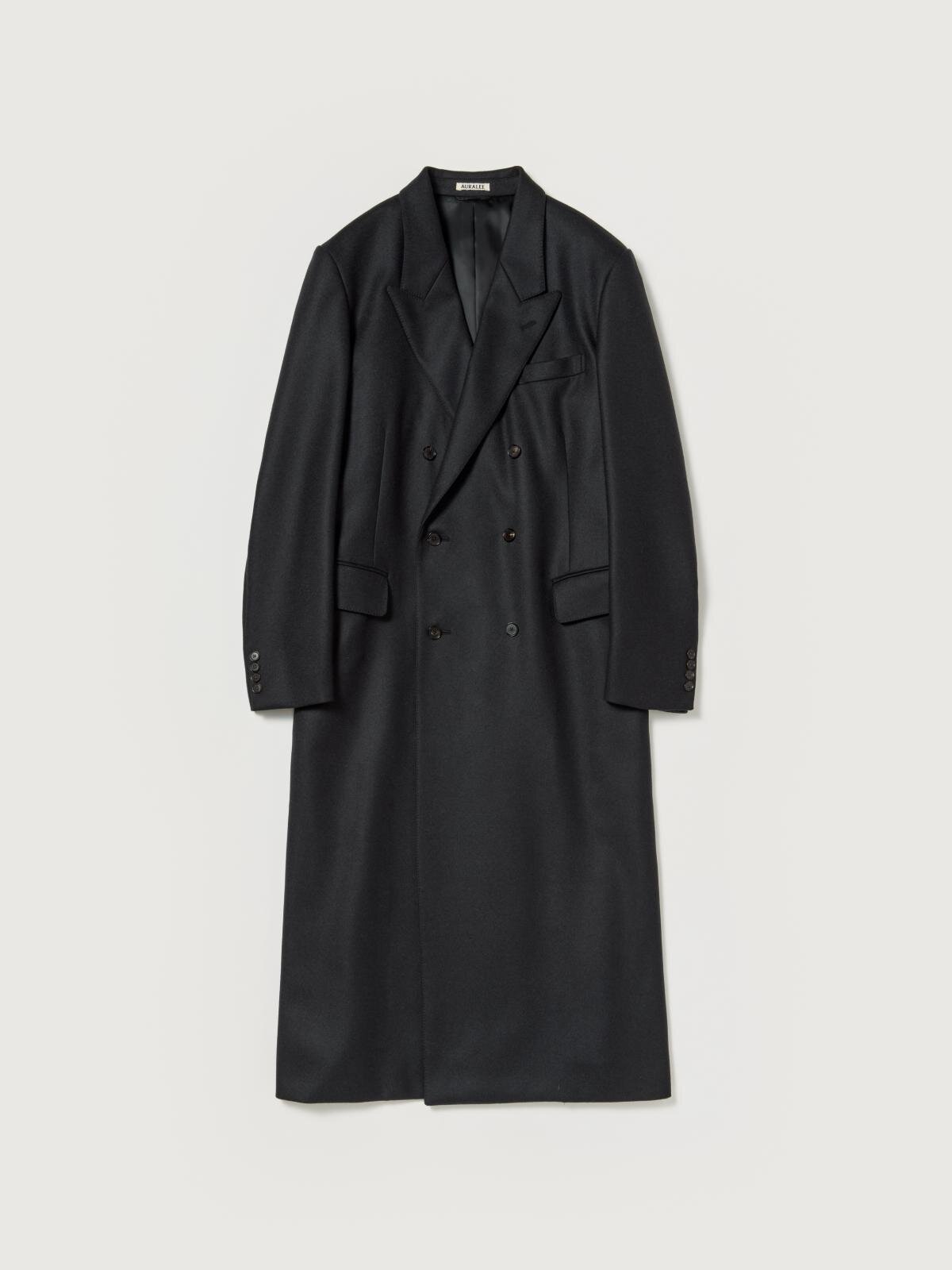 LIGHT MELTON CHESTERFIELD COAT 143,000円